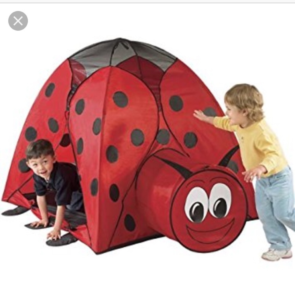 Children's ladybug tent
